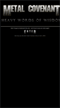 Mobile Screenshot of metalcovenant.com