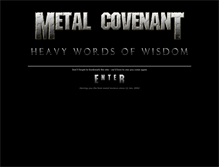 Tablet Screenshot of metalcovenant.com